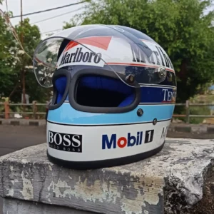 Bell XF GP Helmet Marlboro x BOSS Heritage Edition